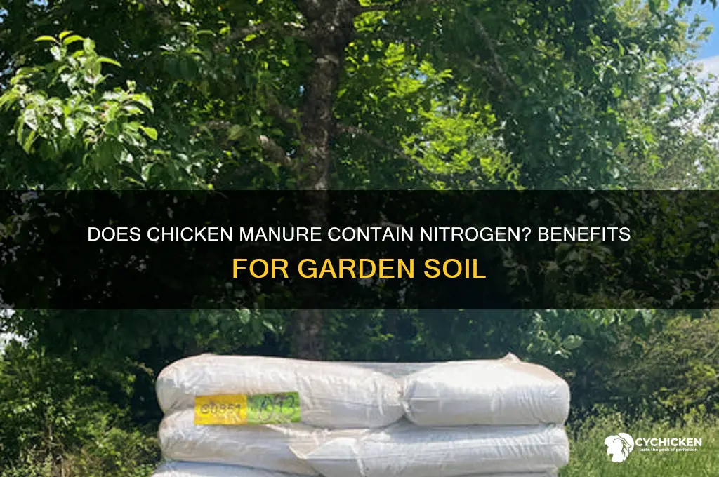 does chicken manure have nitrogen in it