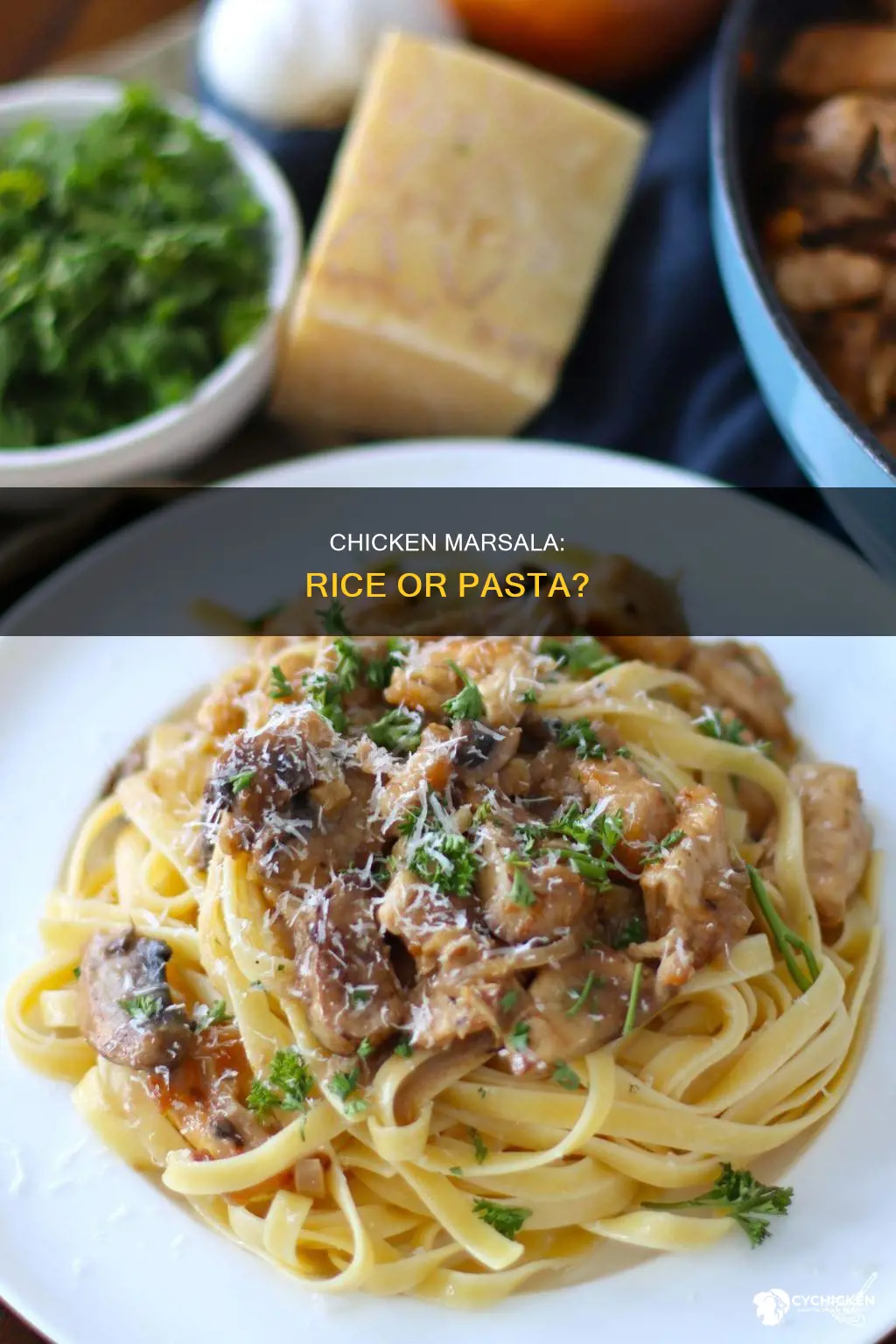 does chicken marsala go with rice or with pasta