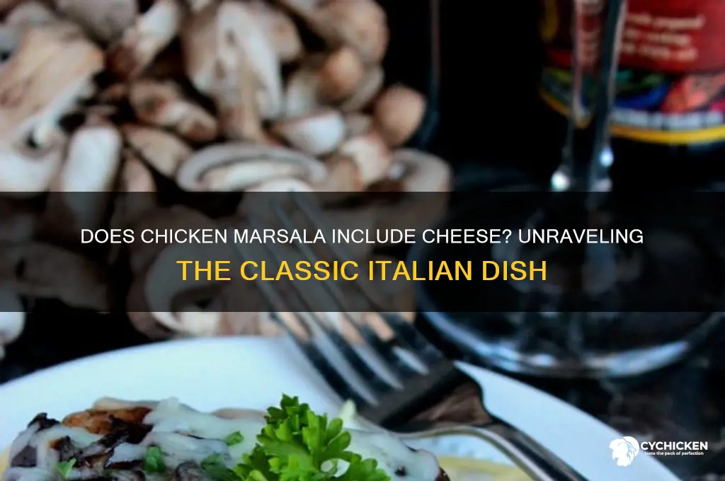 does chicken marsala have cheese in it