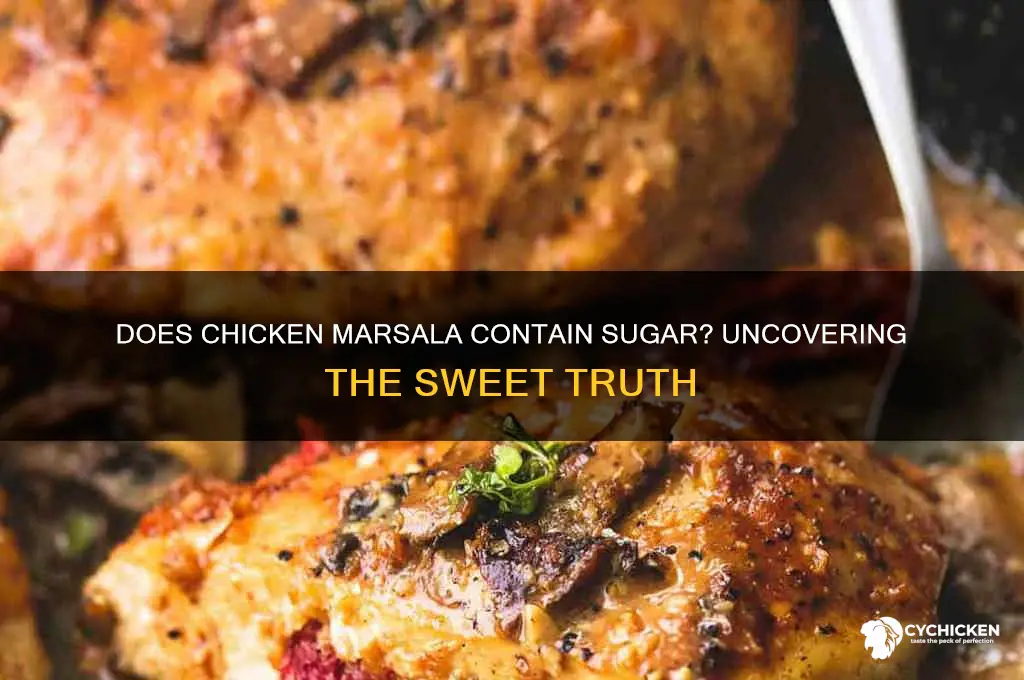 does chicken marsala have sugar in it
