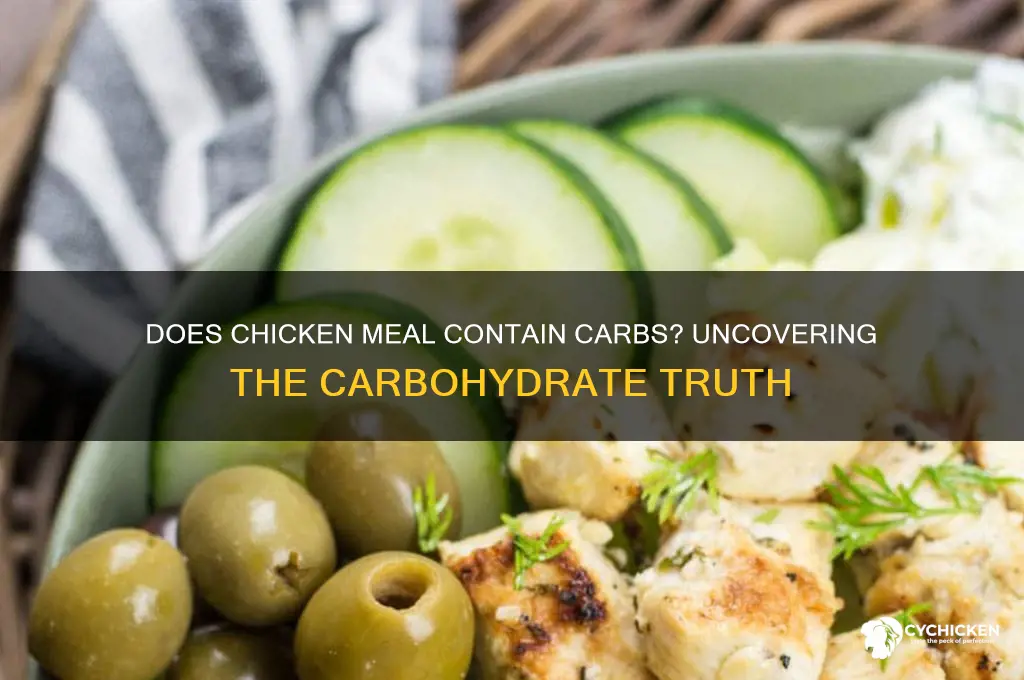 does chicken meal have carbohydrates in it