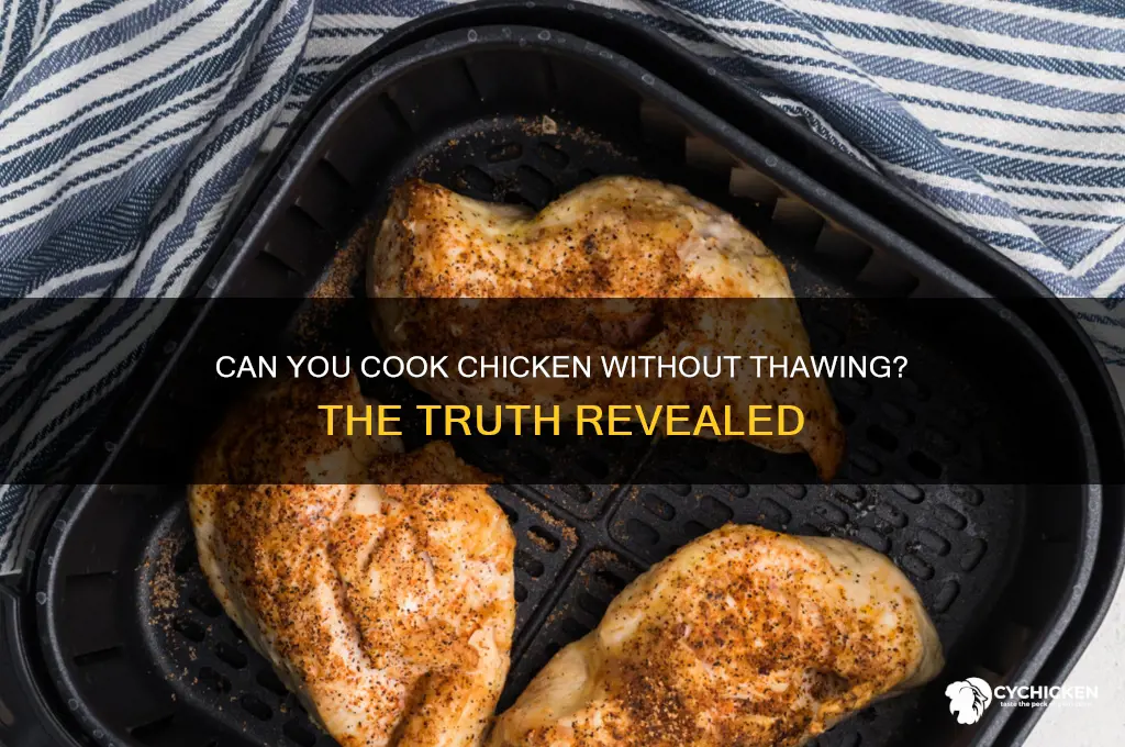 does chicken need to be completely thawed