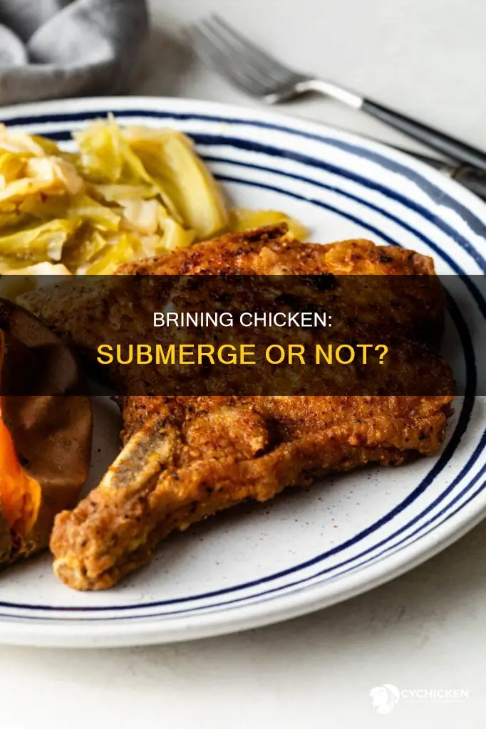 does chicken need to be fully submerged in brine