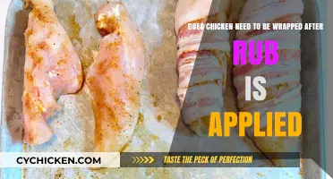 Chicken Rubs: To Wrap or Not to Wrap?