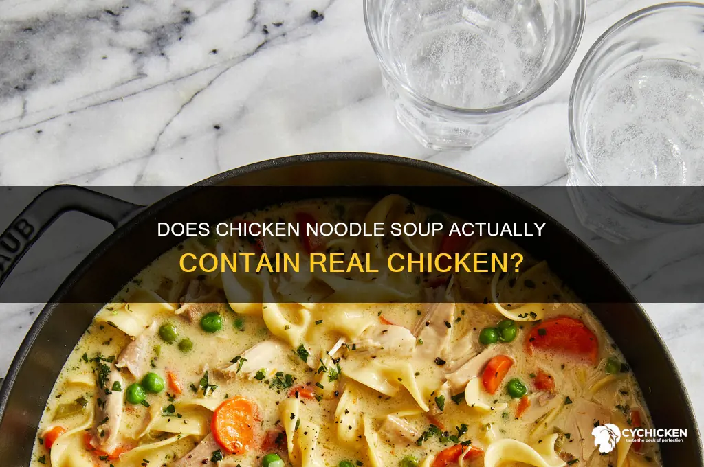does chicken noodles have chicken in it
