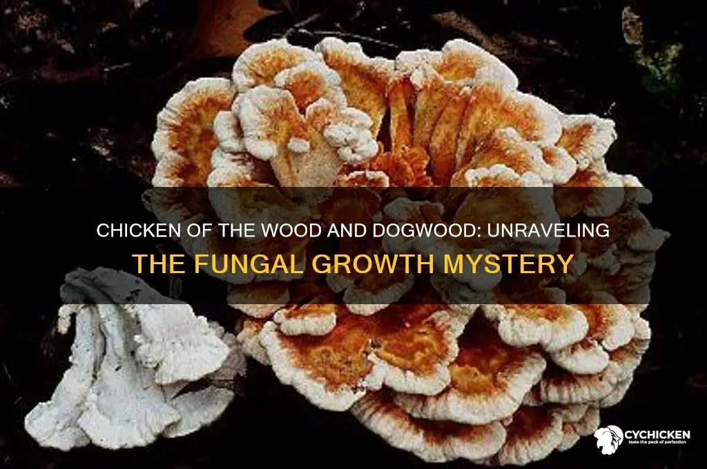 does chicken of the wood grow on dogwoof