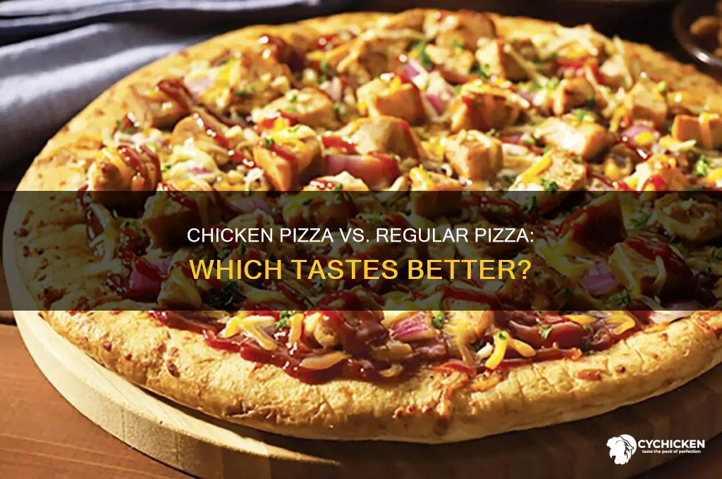 does chicken pizza taste better than regular pizza