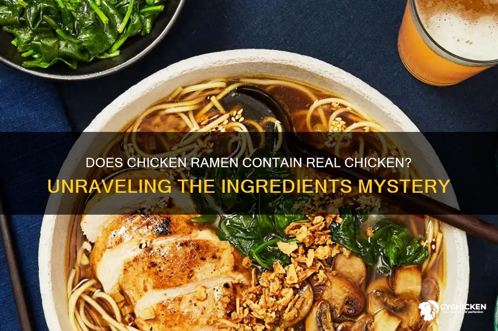 does chicken ramen have chicken in it