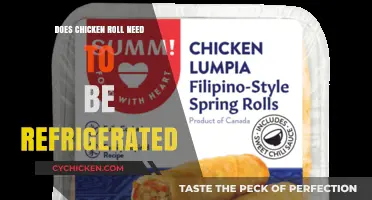Should Chicken Roll Be Refrigerated? Storage Tips for Freshness and Safety