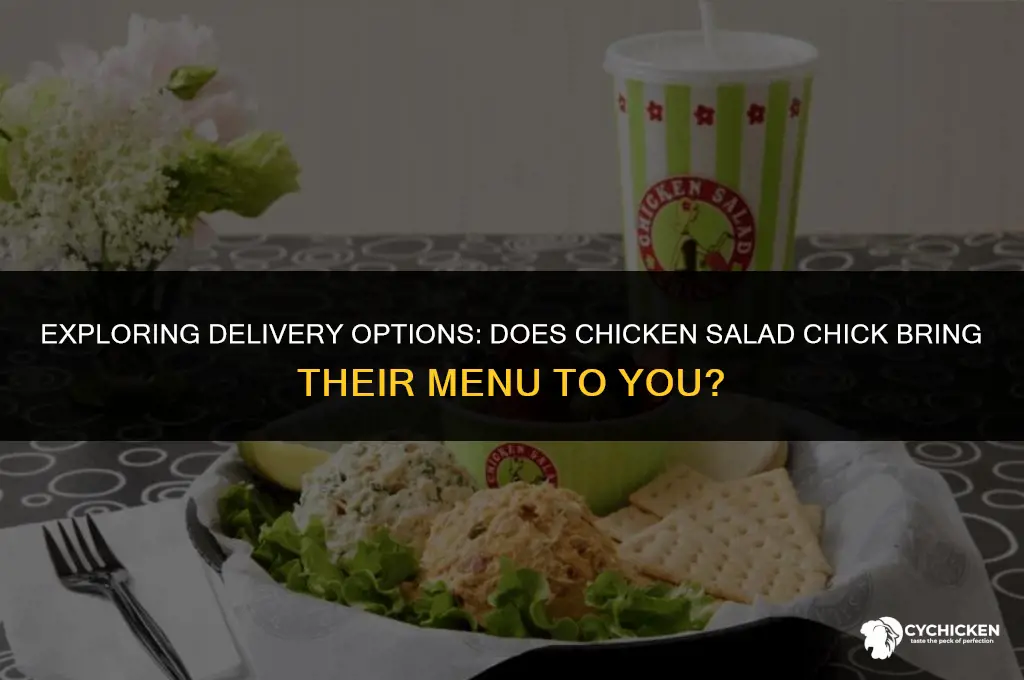 does chicken salad chick deliver