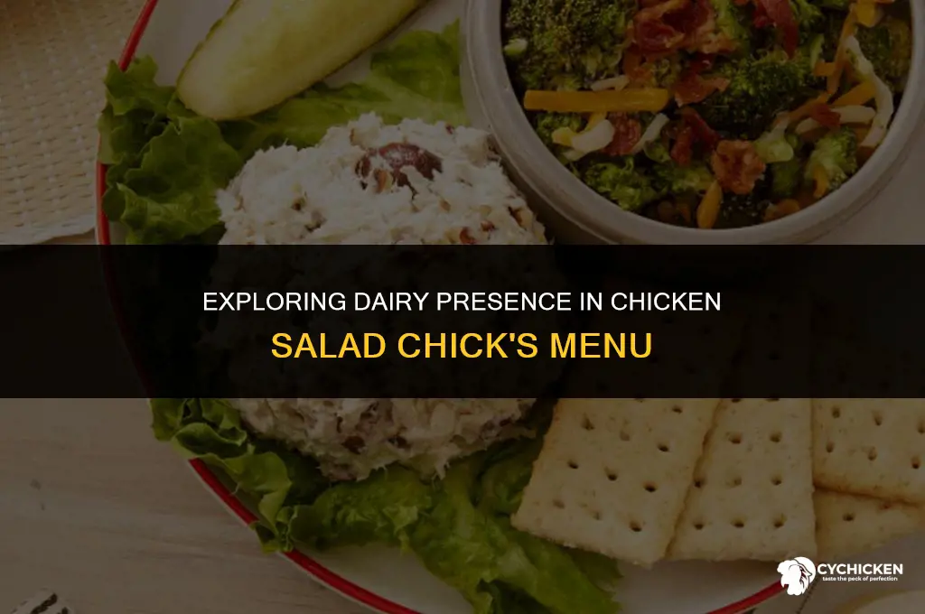 does chicken salad chick have dairy