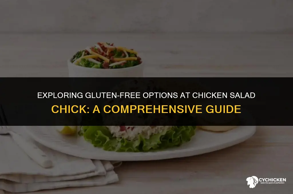 does chicken salad chick have gluten free