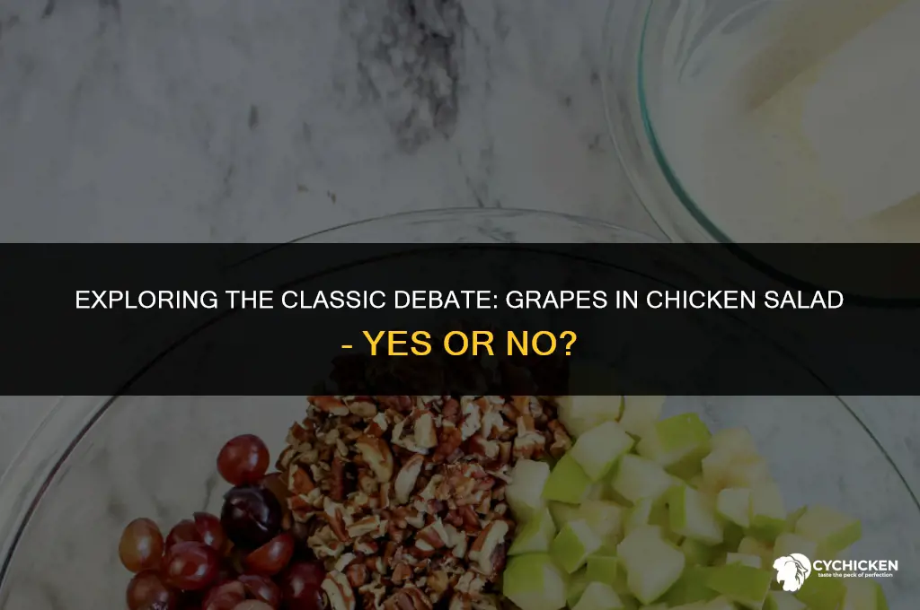 does chicken salad have grapes