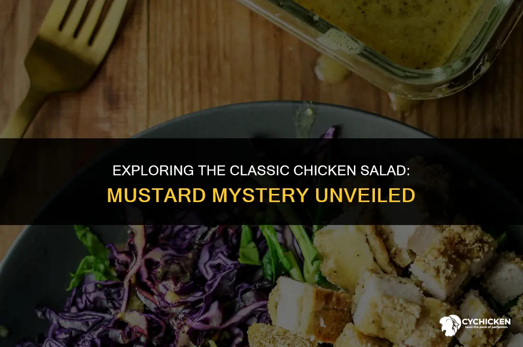 does chicken salad have mustard in it