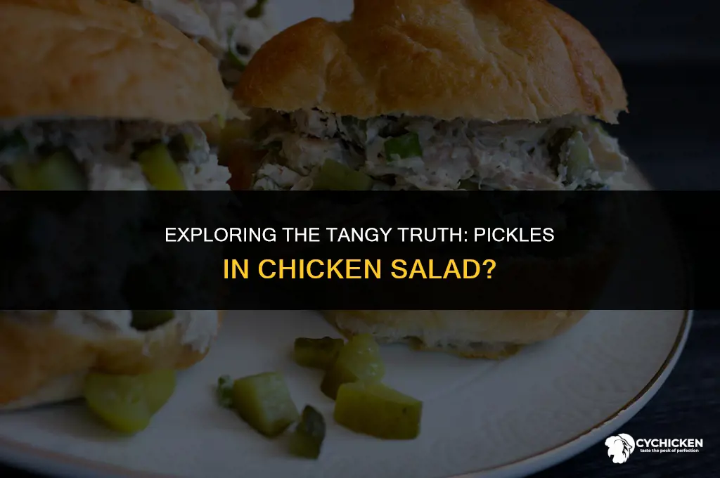 does chicken salad have pickles