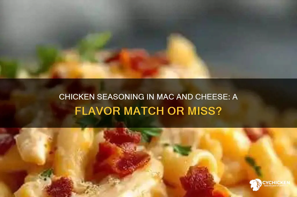 does chicken seasoning go with mac and cheese