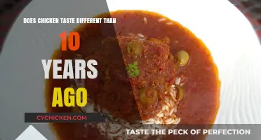 Has Chicken's Flavor Changed Over the Past Decade?