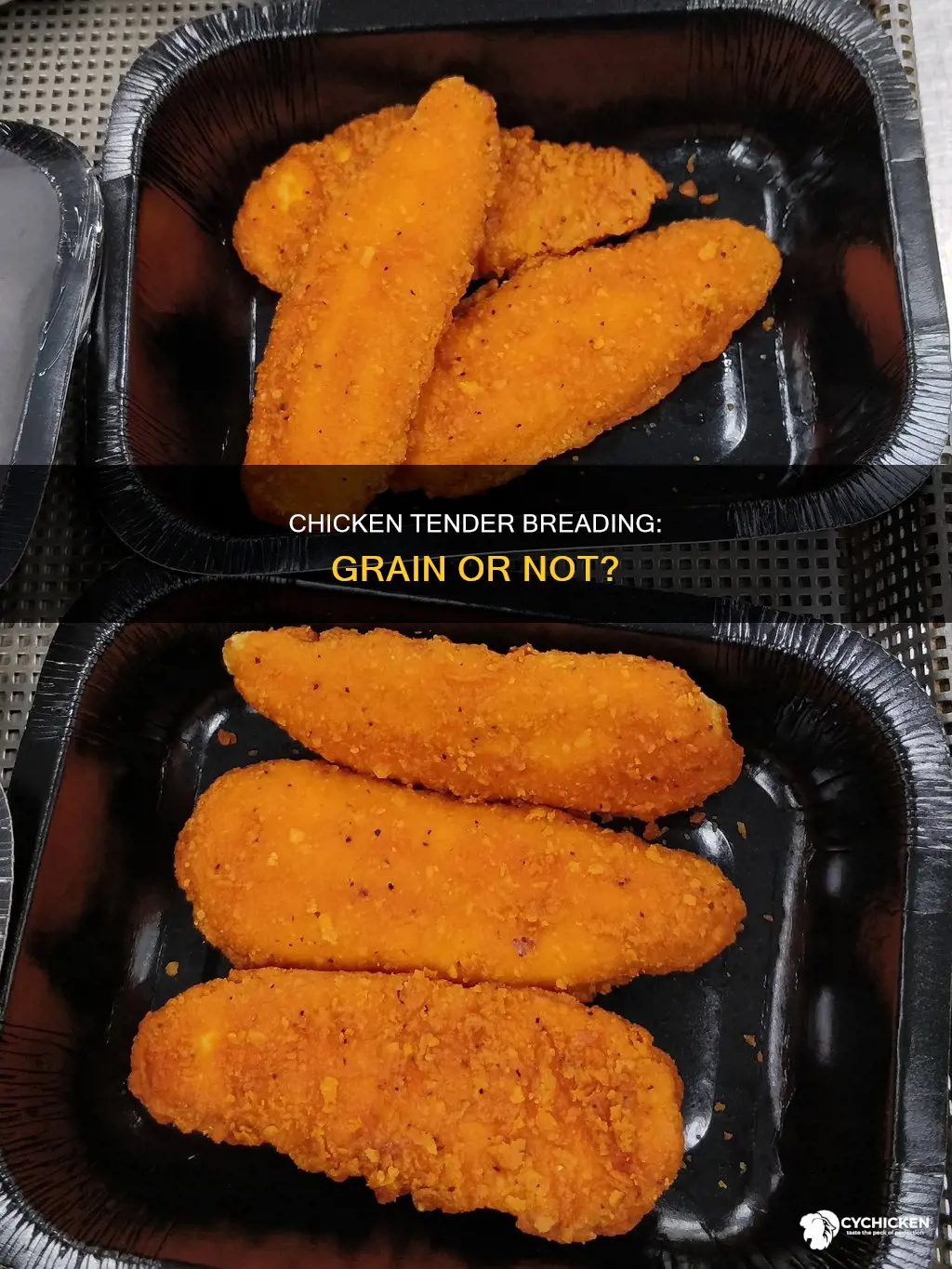 does chicken tender breading count as a grain in schools