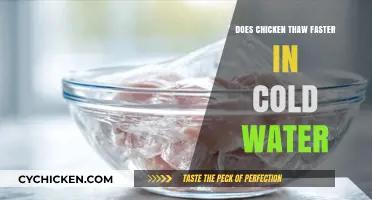 Cold Water Thawing: Does It Speed Up Chicken Defrosting?