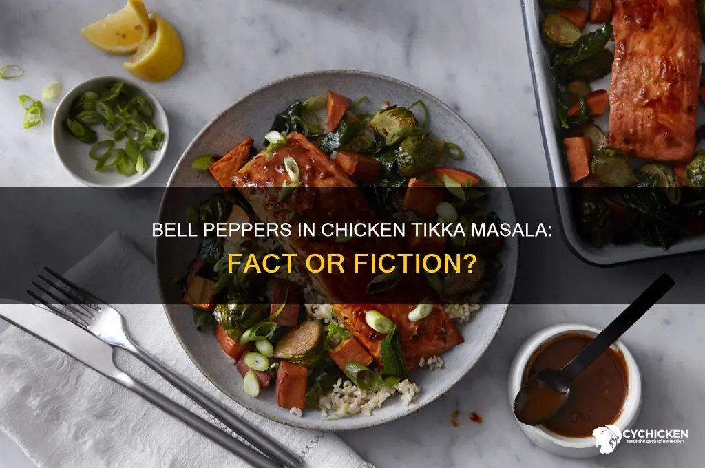 does chicken tikka masala have bell peppers