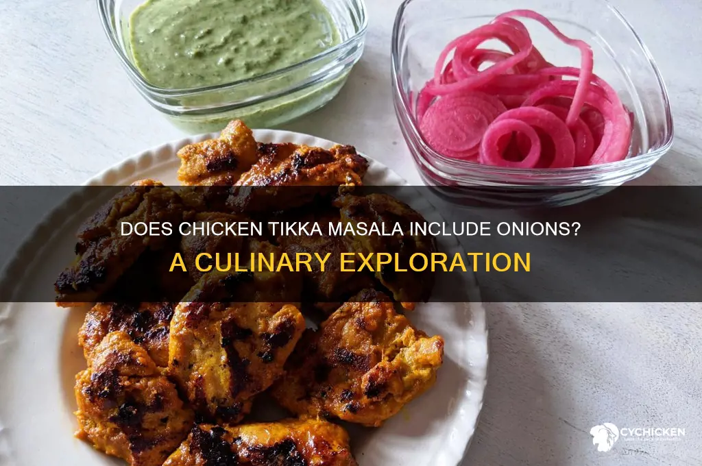 does chicken tikka masala have onions in it
