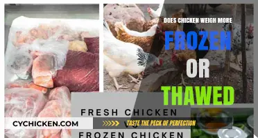 The Weighty Matter of Chicken: Frozen vs. Thawed