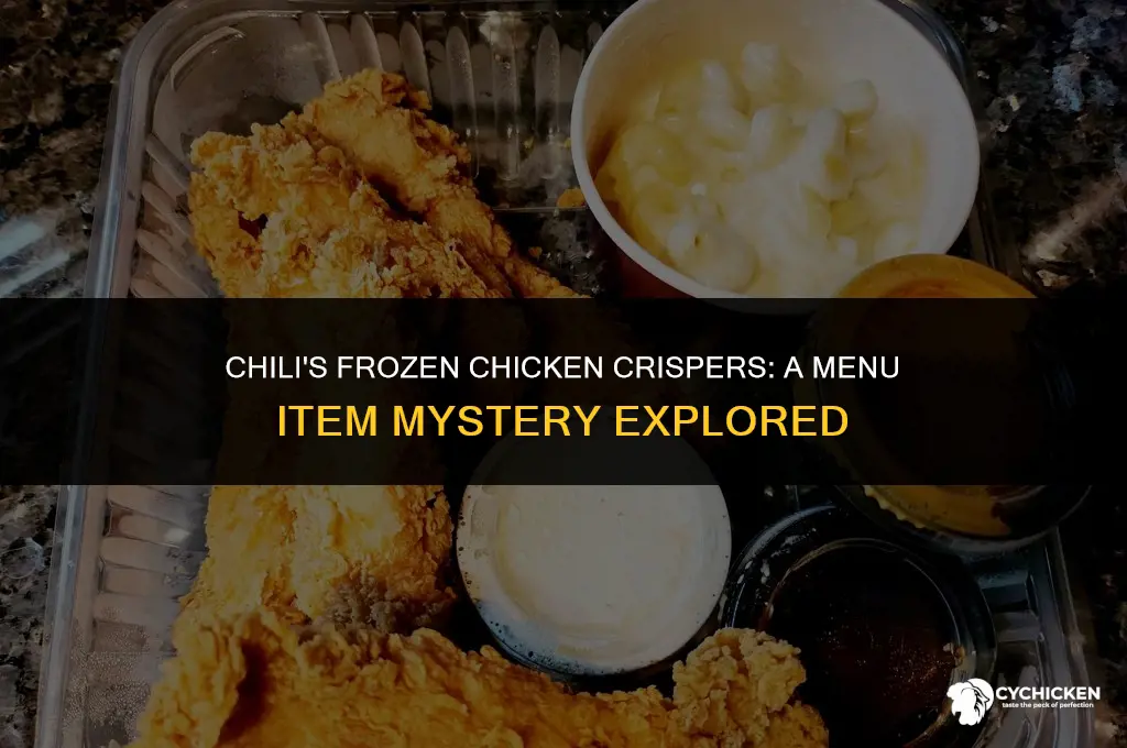 does chilis sell frozen chicken crispers
