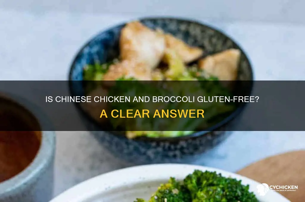 does chinese chicken and broccoli have gluten
