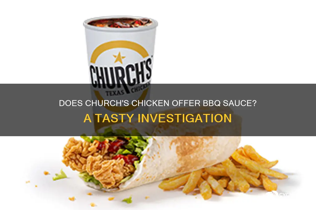 does churchs chicken have bbq sauce