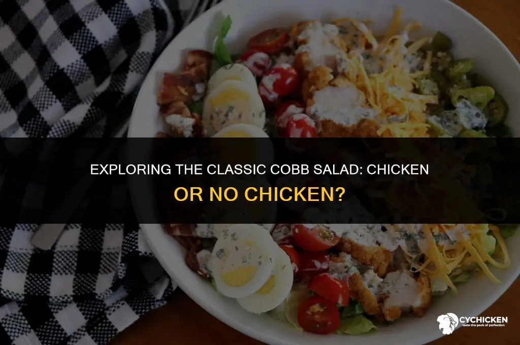 does cobb salad have chicken