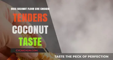 Does Coconut Flour Add Coconut Flavor to Chicken Tenders?