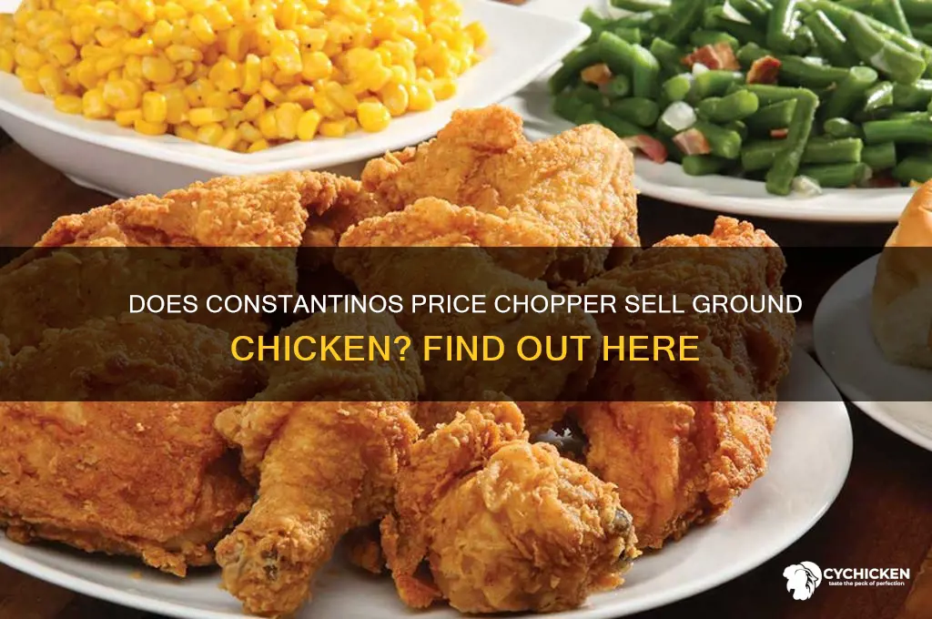 does constantinos price chopoer have grou d chicken