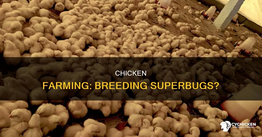 does conventional chicken farming lead to drug resistance in humans