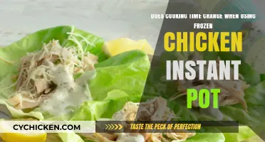 Instant Pot Cooking: Frozen Chicken Time Adjustments Explained