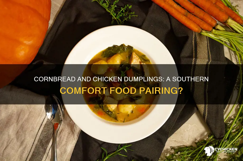 does cornbread go with chicken and dumplings