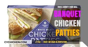 County Fair Menu: Do They Sell Banquet Chicken Patties?