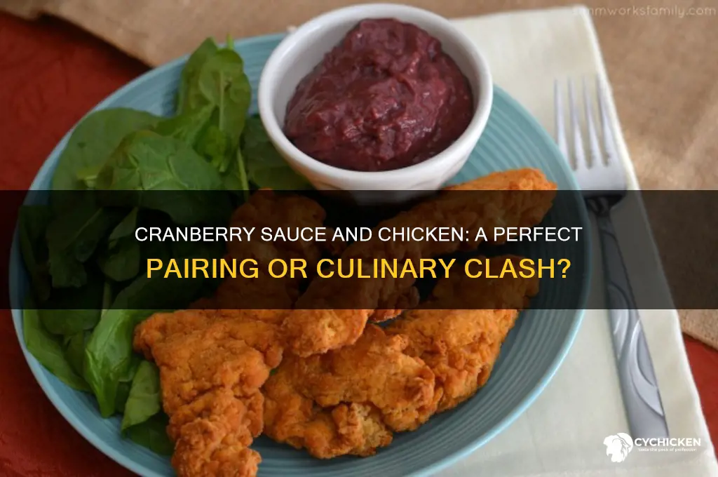 does cranberry sauce go with chicken