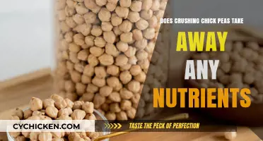 Crushing Chickpeas: Nutrient Loss or Culinary Convenience?