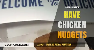 Does Culver's Serve Chicken Nuggets? A Menu Exploration