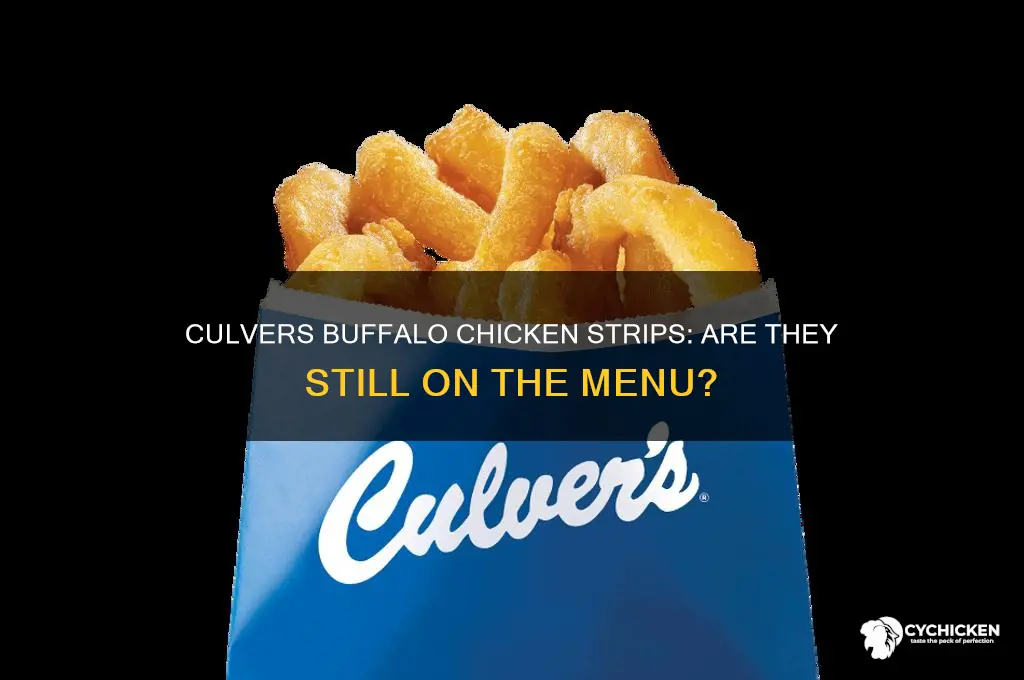does culvers still have buffalo chicken strips