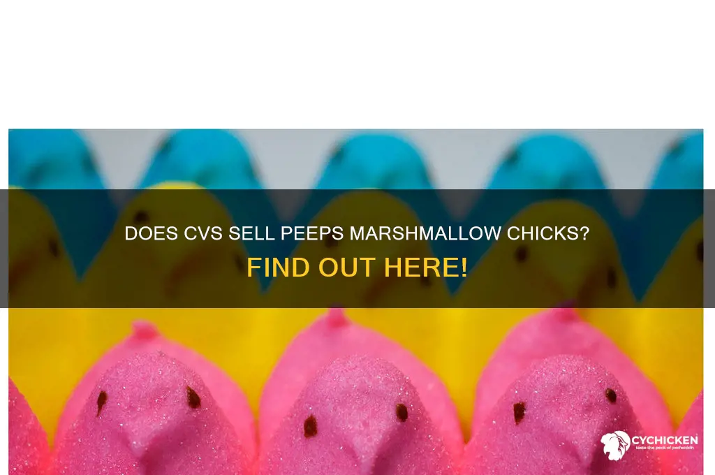 does cvs carry peeps marshmallow chick candy