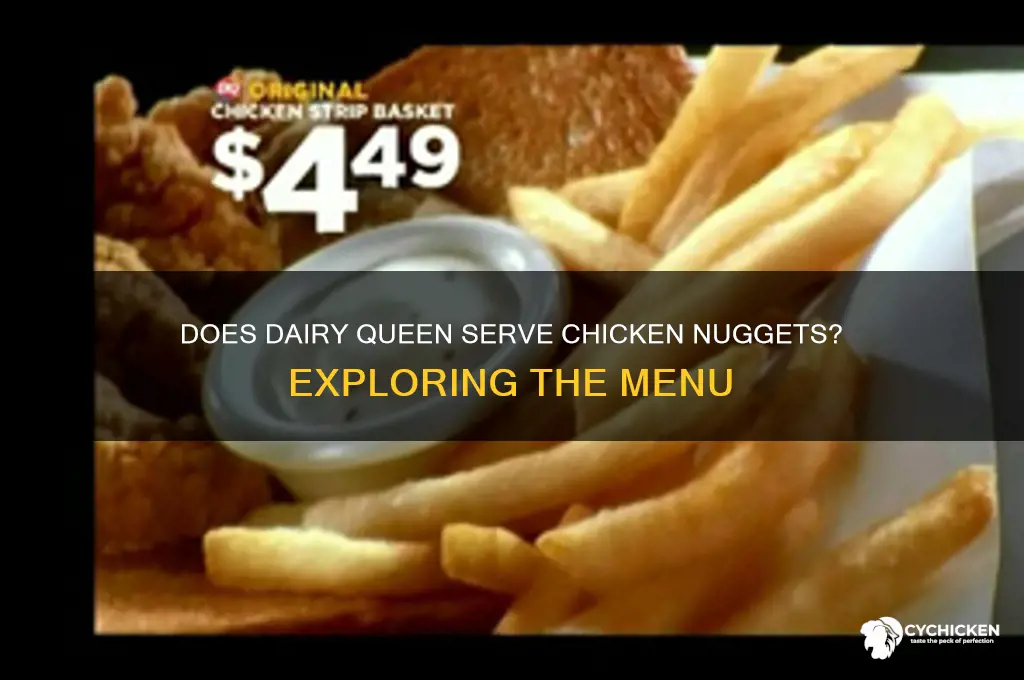 does dairy queen have chicken nuggets