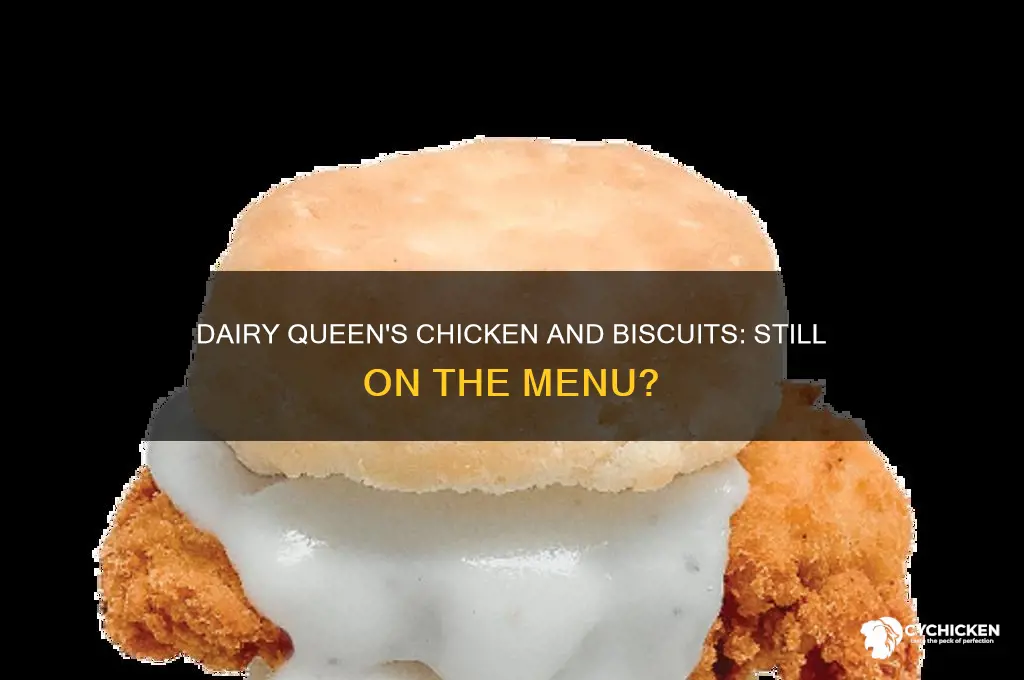 does dairy queen still have chicken and biscuits