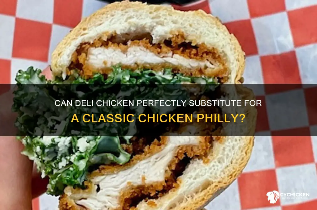 does deli chicken work for chicken philly