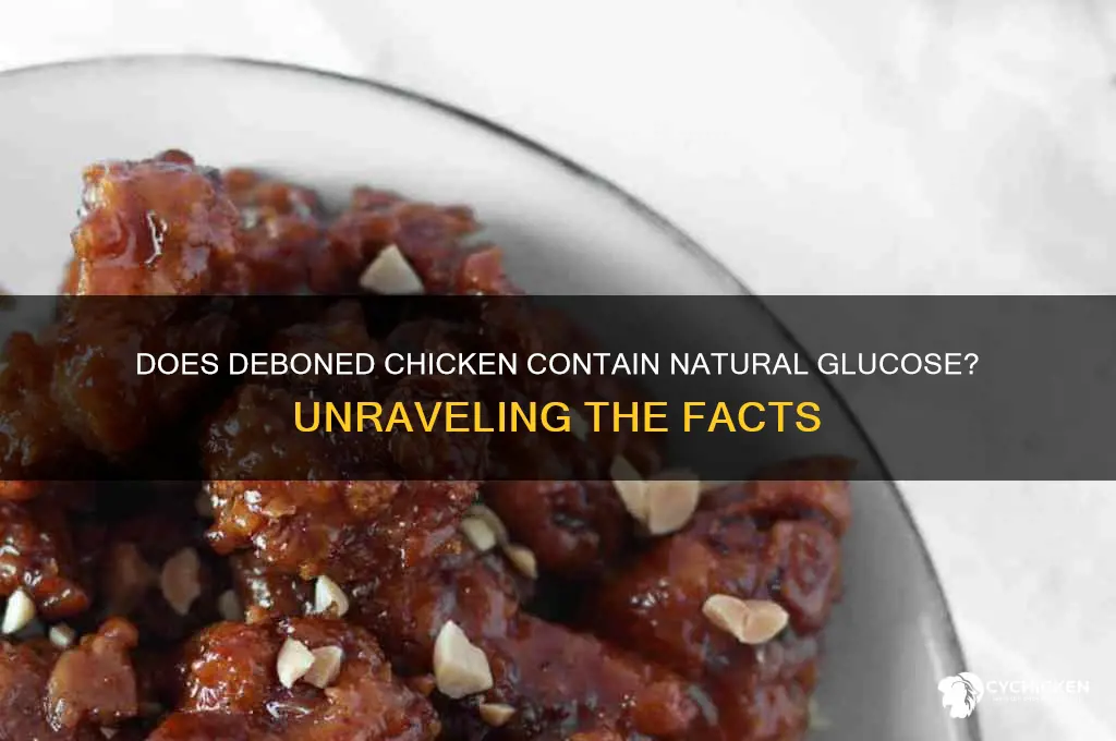 does deobed chicken gave natural glusime and