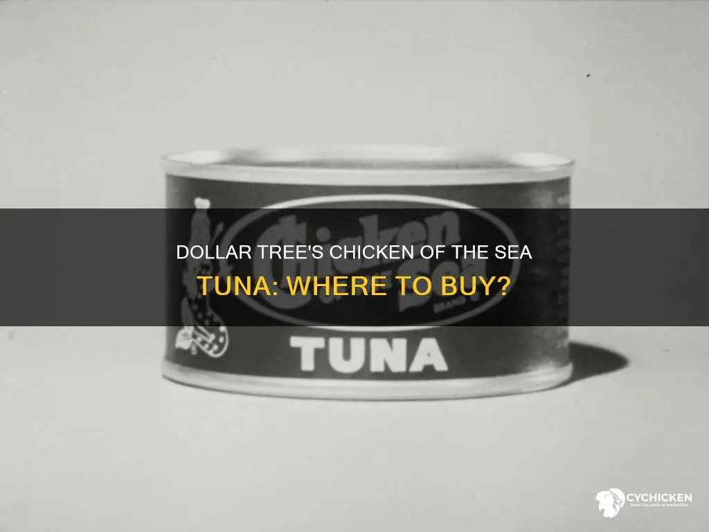 does dollar tree sell chicken of the sea tuna