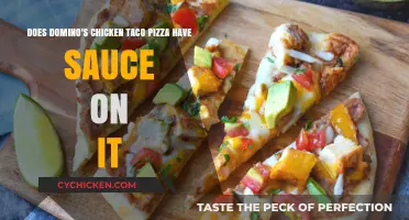 Does Domino's Chicken Taco Pizza Include Sauce? A Detailed Look