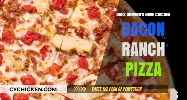 Does Domino's Offer Chicken Bacon Ranch Pizza? Find Out Here!