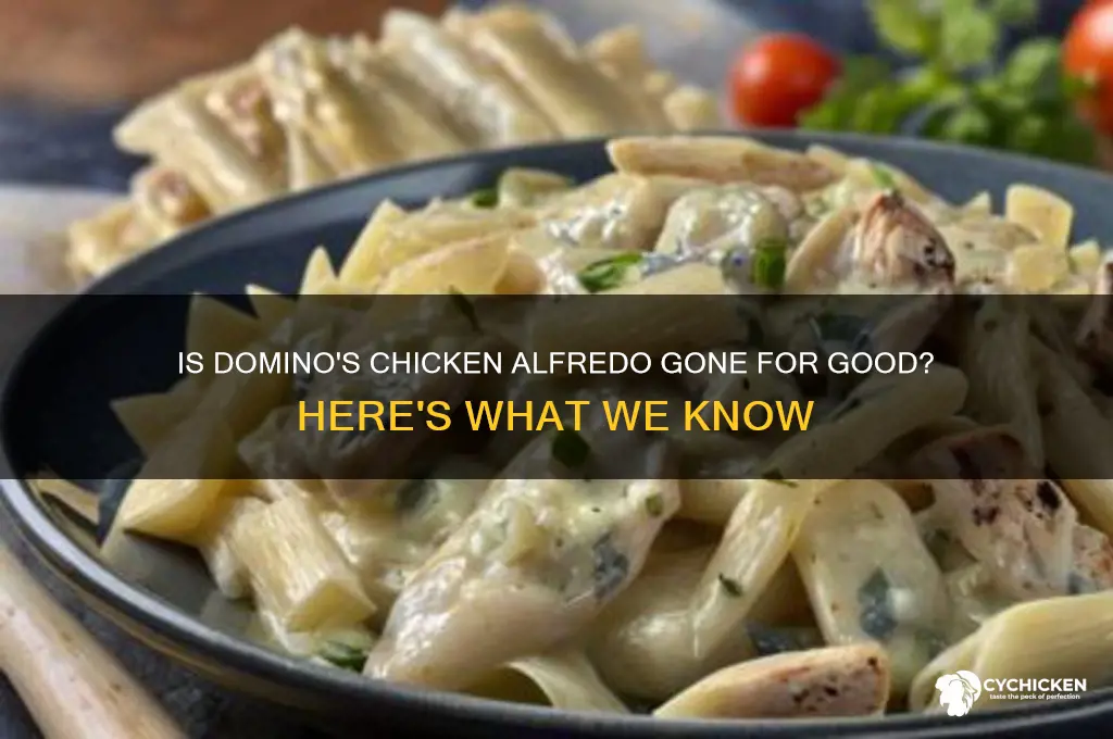 does dominos not have chicken alfredo anymore