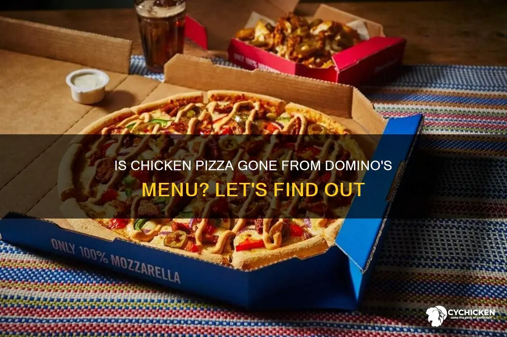 does dominos not have chicken pizza anymore